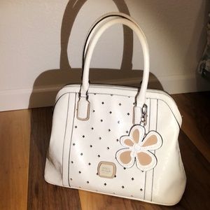Guess Glossy White Purse